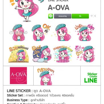 รับทำสติกเกอร์ไลน์ Sticker Line